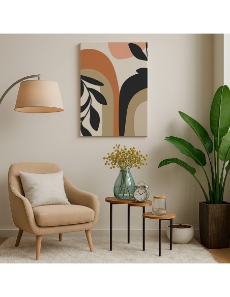 Cuadro Abstracto 35x50cm Canvas  Arte Decorativo Diseño 0126