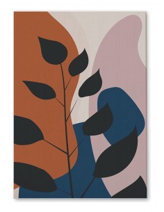 Cuadro Abstracto 35x50cm Canvas  Arte Decorativo Diseño 0127