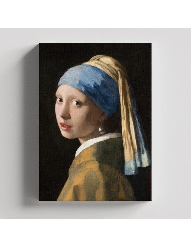 Girl with a Pearl Earring by Johannes Vermeer 50x60cm Lienzo Canvas