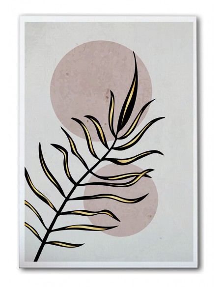 Cuadro Abstracto de Flores 35x50cm Canvas Diseño 0129