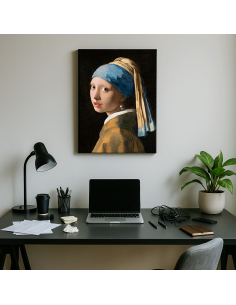 Girl with a Pearl Earring by Johannes Vermeer 50x60cm Lienzo Canvas