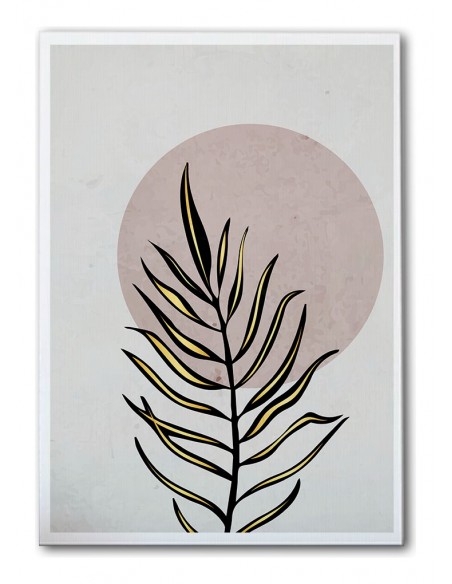 Cuadro Abstracto de Flores 35x50cm Canvas Diseño 0131