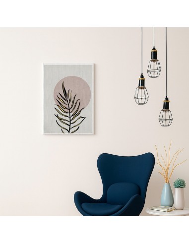 Cuadro Abstracto de Flores 35x50cm Canvas Diseño 0131