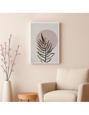 Cuadro Abstracto de Flores 35x50cm Canvas Diseño 0131