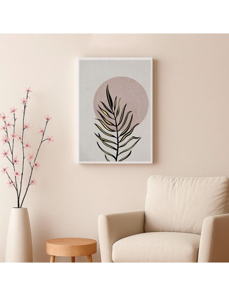 Cuadro Abstracto de Flores 35x50cm Canvas Diseño 0131