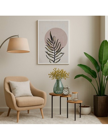 Cuadro Abstracto de Flores 35x50cm Canvas Diseño 0131