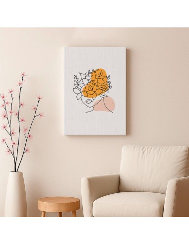 Cuadro Abstracto de Flores 35x50cm Canvas Diseño 0133