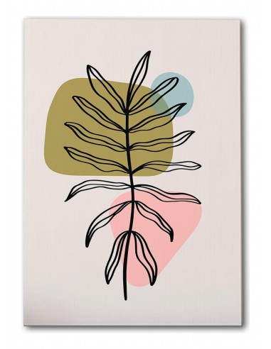 Cuadro Abstracto de Flores 35x50cm Canvas Diseño 0139