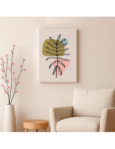 Cuadro Abstracto de Flores 35x50cm Canvas Diseño 0139