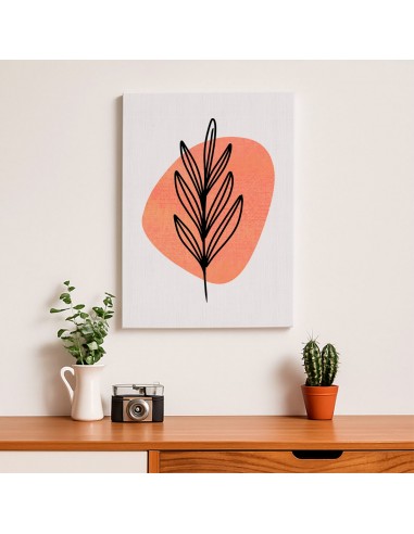 Cuadro Abstracto de Flores 35x50cm Canvas Diseño 0142