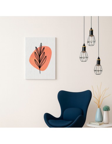 Cuadro Abstracto de Flores 35x50cm Canvas Diseño 0142