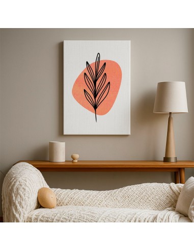 Cuadro Abstracto de Flores 35x50cm Canvas Diseño 0142