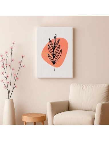 Cuadro Abstracto de Flores 35x50cm Canvas Diseño 0142