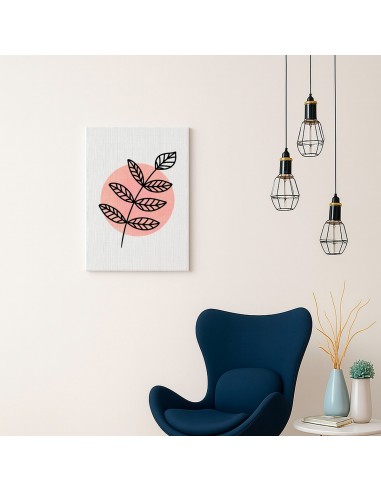 Cuadro Abstracto de Flores 35x50cm Canvas Diseño 0143