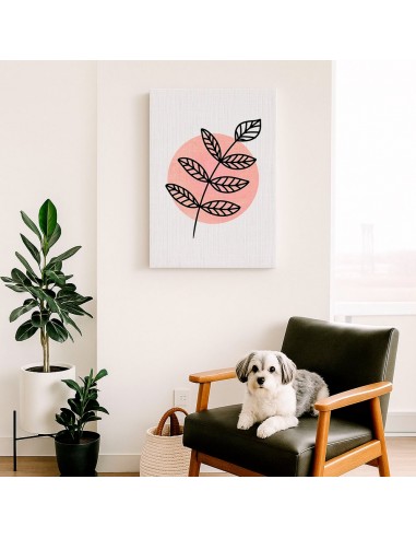 Cuadro Abstracto de Flores 35x50cm Canvas Diseño 0143