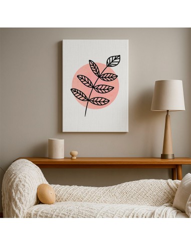 Cuadro Abstracto de Flores 35x50cm Canvas Diseño 0143