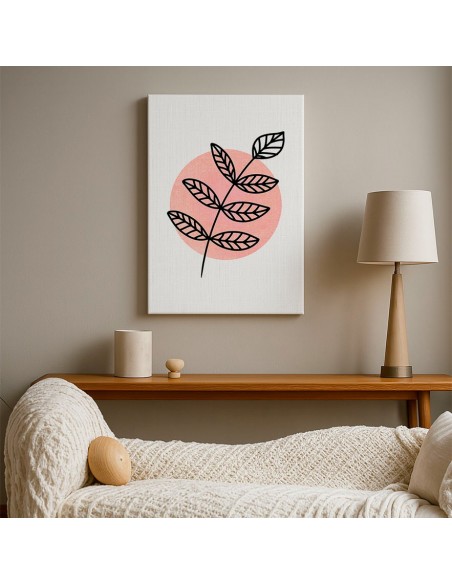 Cuadro Abstracto de Flores 35x50cm Canvas Diseño 0143