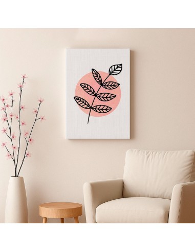 Cuadro Abstracto de Flores 35x50cm Canvas Diseño 0143