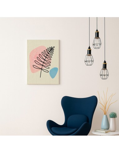 Cuadro Abstracto de Flores 35x50cm Canvas Diseño 0145