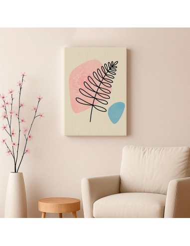 Cuadro Abstracto de Flores 35x50cm Canvas Diseño 0145