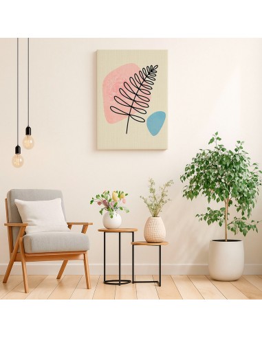 Cuadro Abstracto de Flores 35x50cm Canvas Diseño 0145