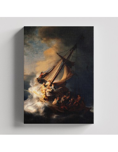 The Storm on the Sea of Galilee by Rembrandt 61x70cm Lienzo Canvas
