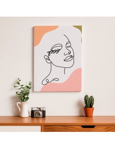 Cuadro Abstracto de Flores 35x50cm Canvas Diseño 0148 2