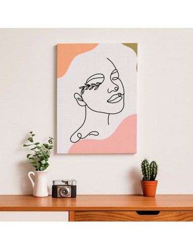 Cuadro Abstracto de Flores 35x50cm Canvas Diseño 0148