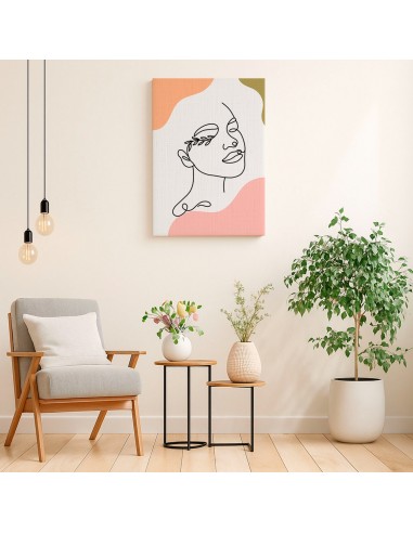 Cuadro Abstracto de Flores 35x50cm Canvas Diseño 0148