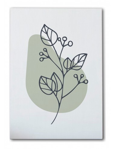 Cuadro Abstracto de Flores 35x50cm Canvas Diseño 0157
