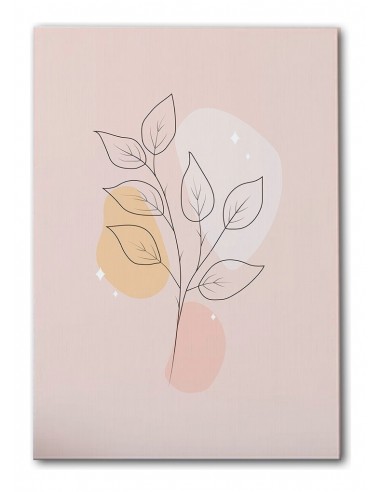 Cuadro Abstracto de Flores 35x50cm Canvas Diseño 0159