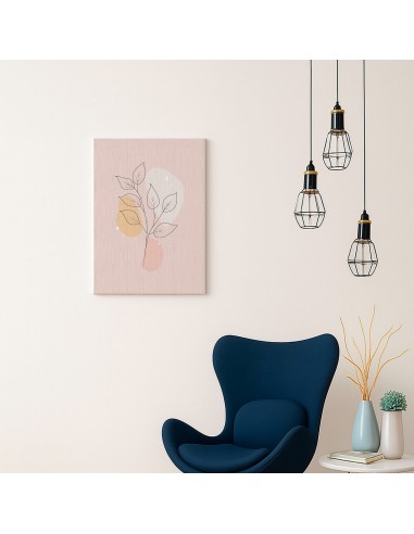 Cuadro Abstracto de Flores 35x50cm Canvas Diseño 0159