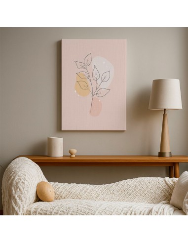 Cuadro Abstracto de Flores 35x50cm Canvas Diseño 0159