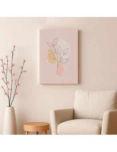 Cuadro Abstracto de Flores 35x50cm Canvas Diseño 0159