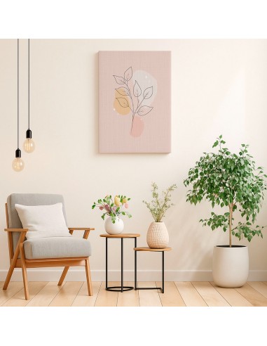 Cuadro Abstracto de Flores 35x50cm Canvas Diseño 0159