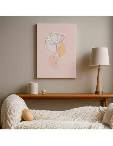 Cuadro Abstracto de Flores 35x50cm Canvas Diseño 0160