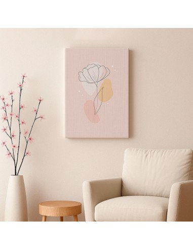 Cuadro Abstracto de Flores 35x50cm Canvas Diseño 0160