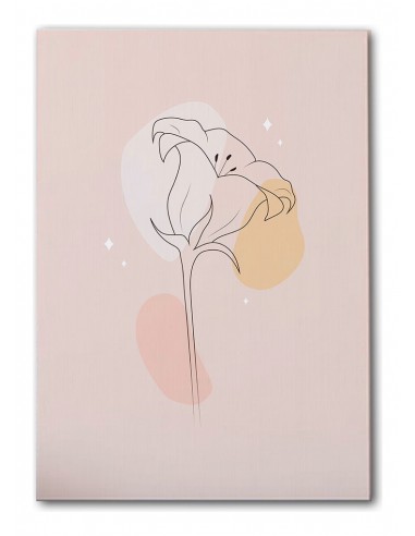 Cuadro Abstracto de Flores 35x50cm Canvas Diseño 0161