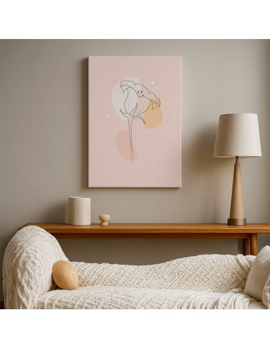 Cuadro Abstracto de Flores 35x50cm Canvas Diseño 0161