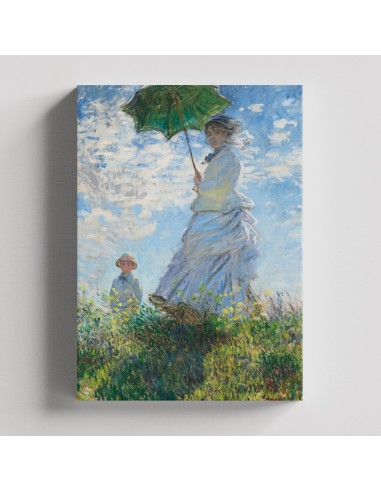 The Woman with a Parasol by Claude Oscar Monet 50x62 cm Lienzo Canvas