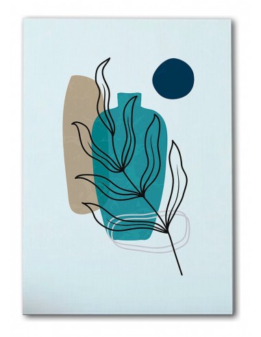 Cuadro Abstracto de Flores 35x50cm Canvas Diseño 0168