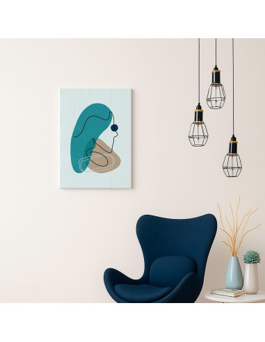 Cuadro Abstracto de Flores 35x50cm Canvas Diseño 0169