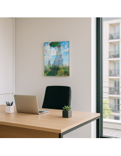 The Woman with a Parasol by Claude Oscar Monet 50x62 cm Lienzo Canvas 2