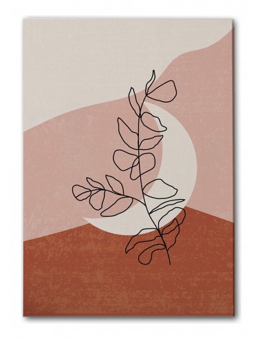 Cuadro Abstracto de Flores 35x50cm Canvas Diseño 0172