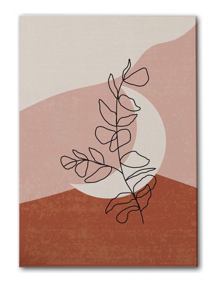 Cuadro Abstracto de Flores 35x50cm Canvas Diseño 0172