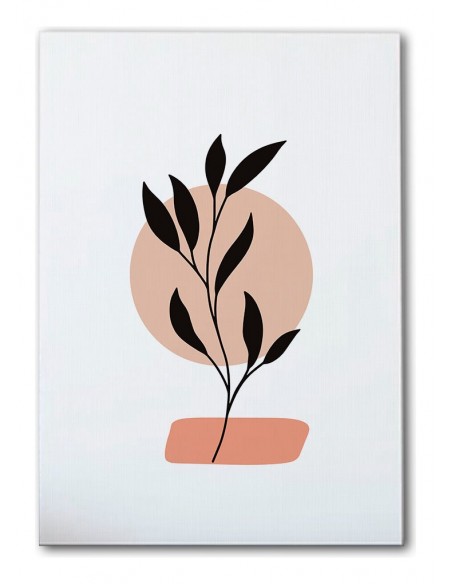 Cuadro Abstracto de Flores 35x50cm Canvas Diseño 0176