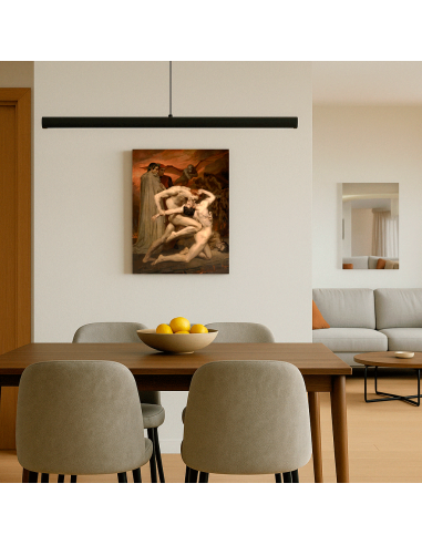 Dante And Virgil In Hell by William Adolphe Bouguereau 50x62 cm Cuadro