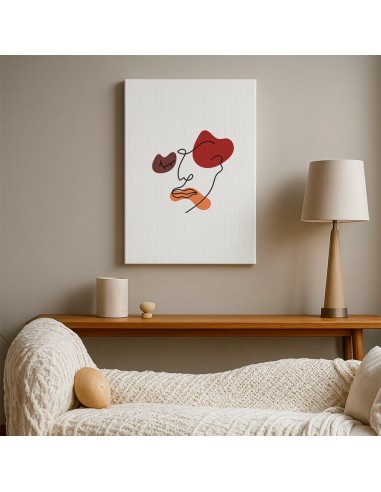 Cuadro Abstracto de Flores 35x50cm Canvas Diseño 0181