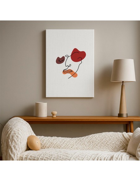 Cuadro Abstracto de Flores 35x50cm Canvas Diseño 0181