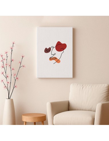 Cuadro Abstracto de Flores 35x50cm Canvas Diseño 0181